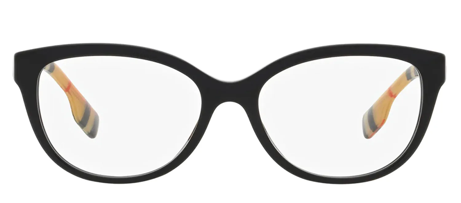 Burberry ESME BE 2357 3757 Square Plastic Black Eyeglasses with Logo Stamped Demo Lenses sold by Gaffos