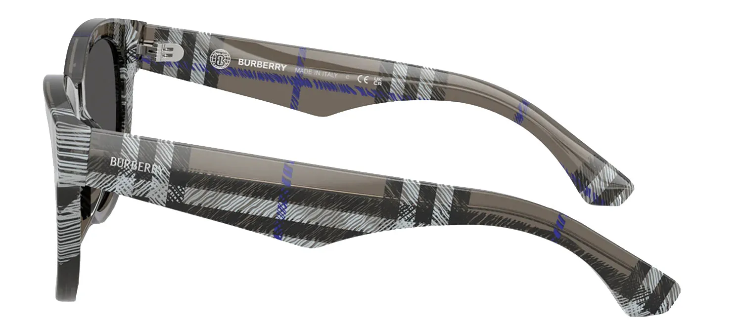 Burberry BE 4432U 414787 Phantos Plastic Grey Sunglasses with Grey Lens sold by Gaffos product image thumbnail 3