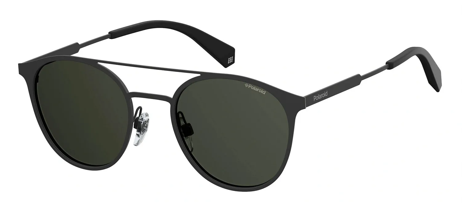 Polaroid PLD 2052/S 807_M9 Round Metal Black Sunglasses with Grey Polarized Lens sold by Gaffos product image thumbnail 2