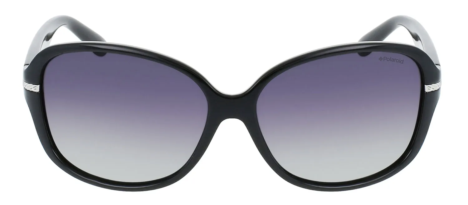 Polaroid PLD 8419 KIH_IX Butterfly Plastic Black Sunglasses with Grey Polarized Lens sold by Gaffos