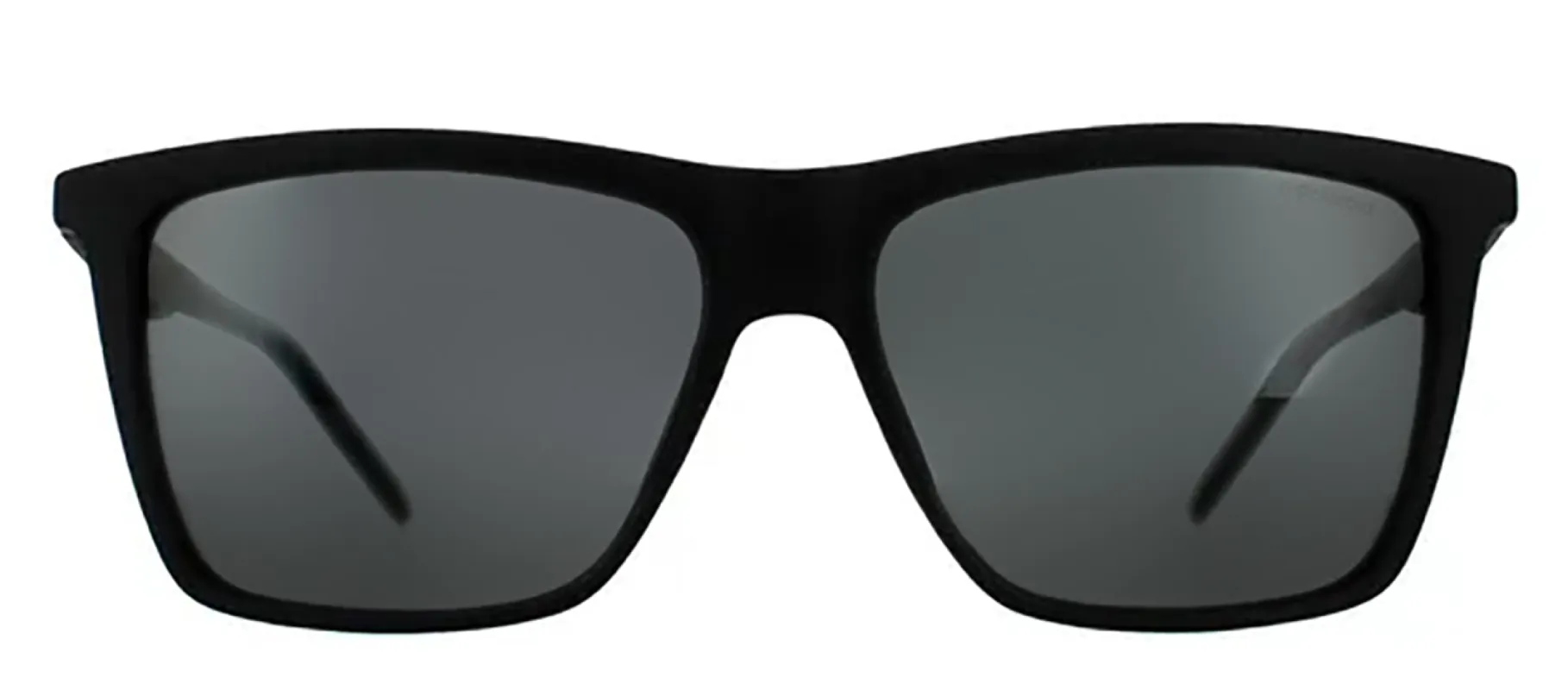 Polaroid PLD 2050/S 807_M9 Rectangle Plastic Black Sunglasses with Grey Polarized Lens sold by Gaffos