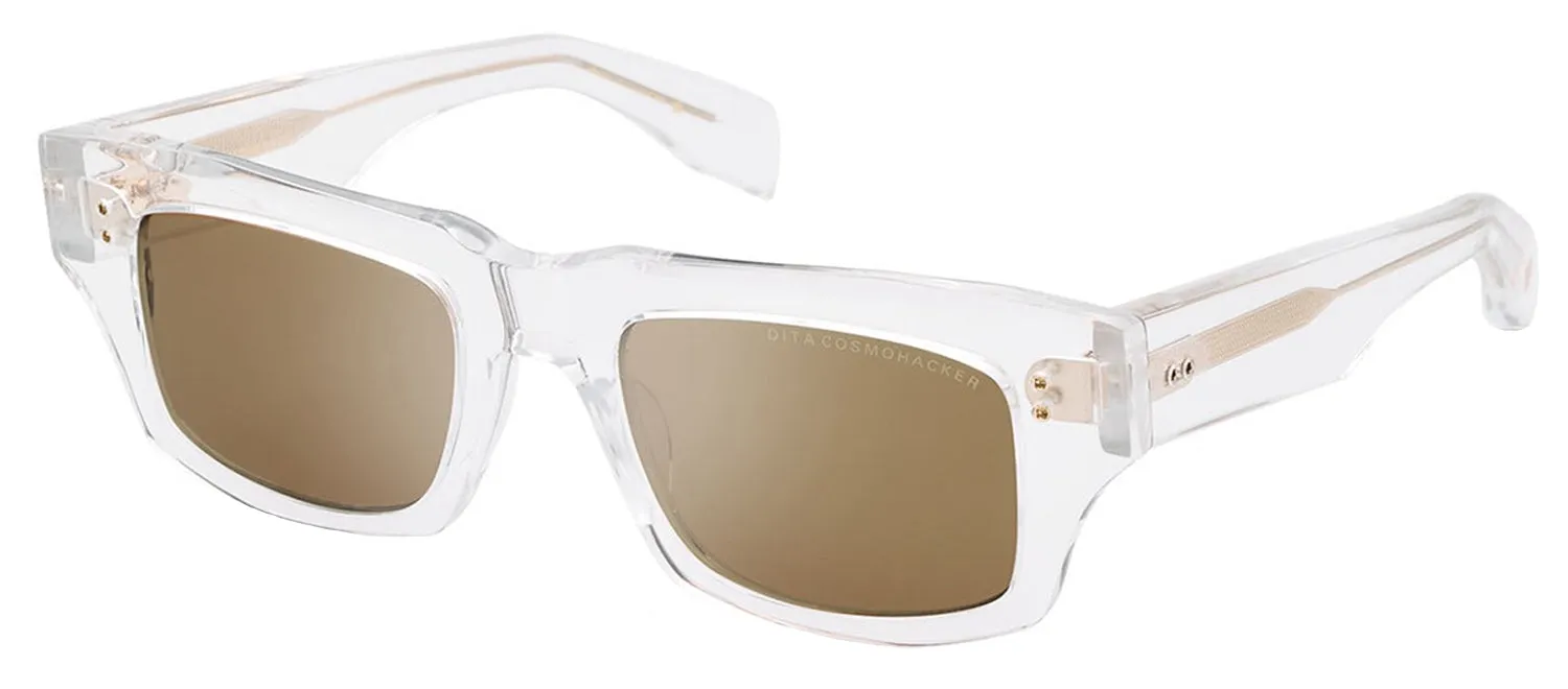 Dita COSMOHACKER DT DTS727 A-02 Rectangle Plastic Clear Sunglasses with Brown Lens sold by Gaffos product image thumbnail 2