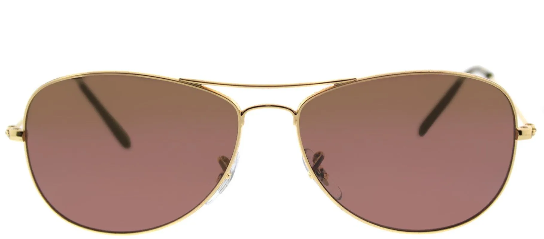 Ray-Ban RB 3562 001/6B Aviator Metal Gold Sunglasses with Purple Mirrored Chromance Polarized Lens sold by Gaffos