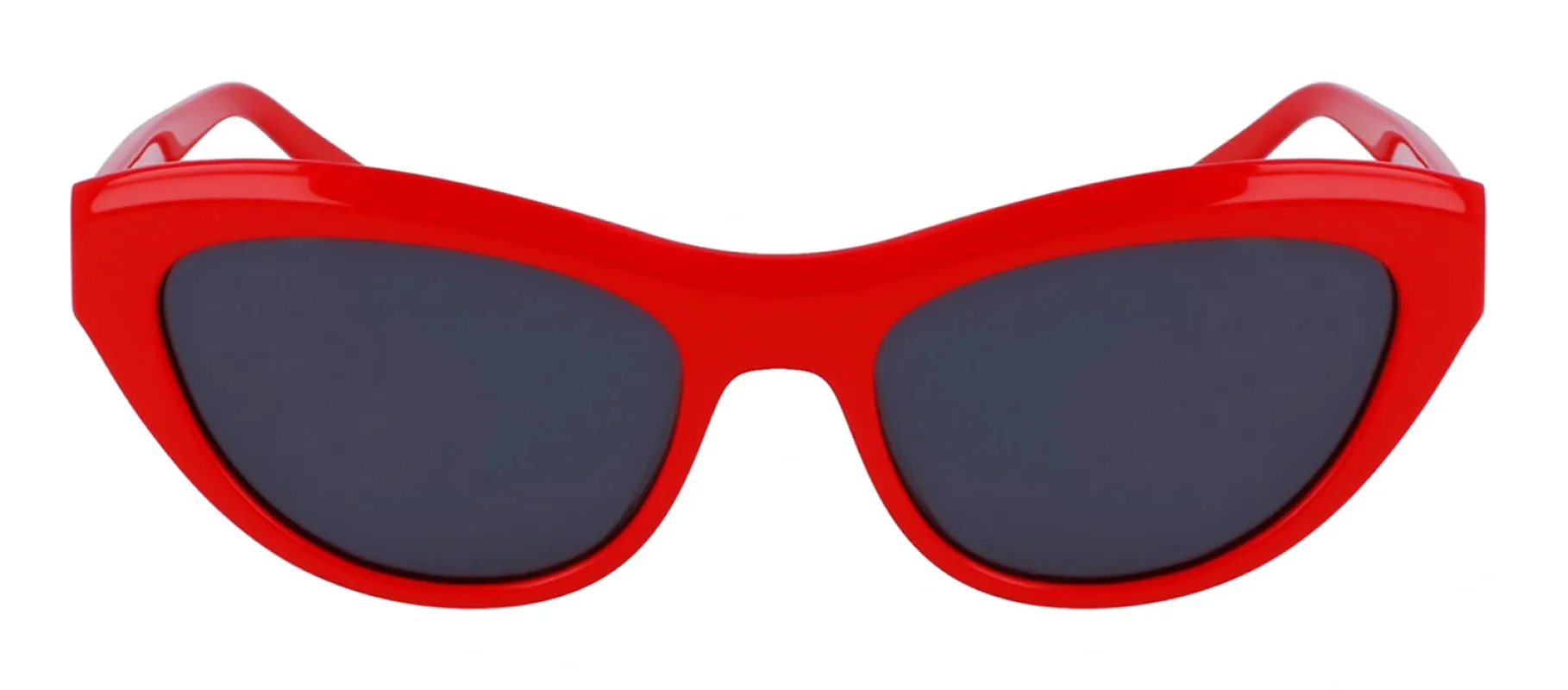 Salvatore Ferragamo SF 1103S 600 Cat-Eye Plastic Red Sunglasses with Grey Lens made by Salvatore Ferragamo
