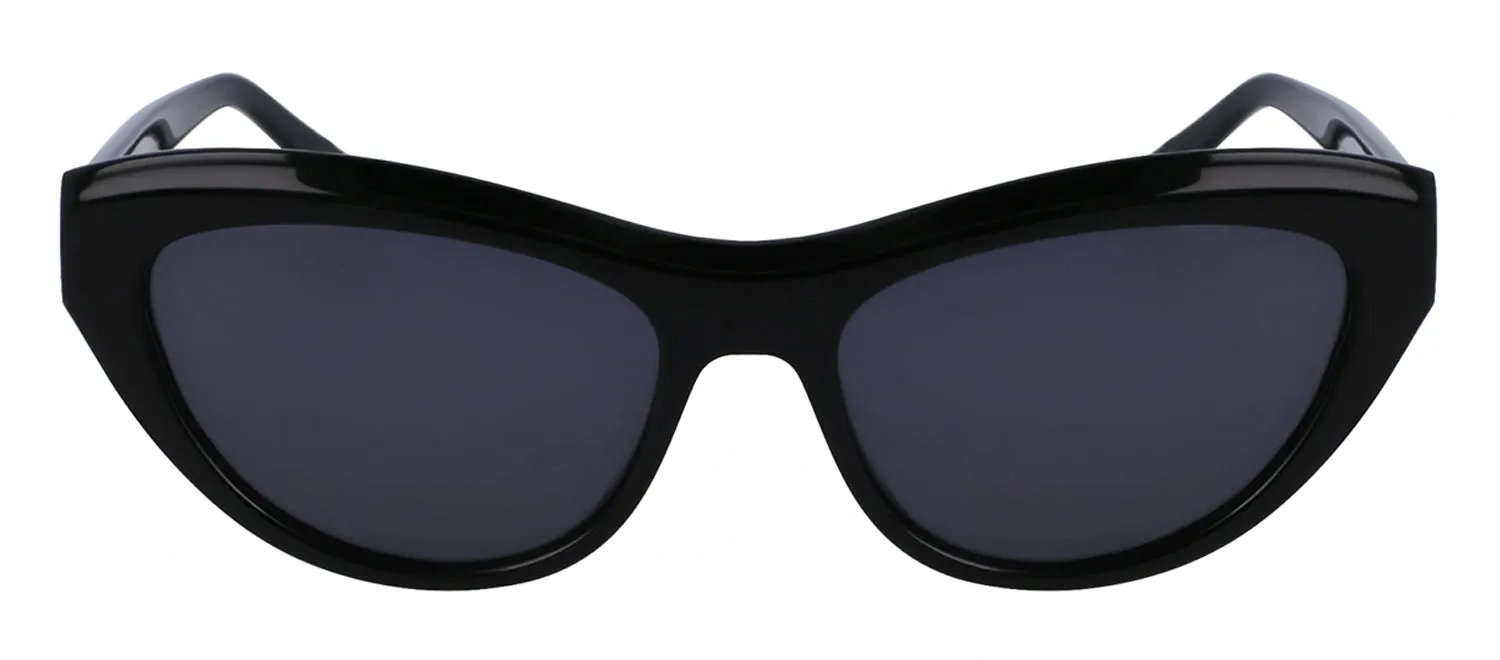 Salvatore Ferragamo SF 1103S 001 Cat-Eye Plastic Black Sunglasses with Grey Lens sold by Gaffos