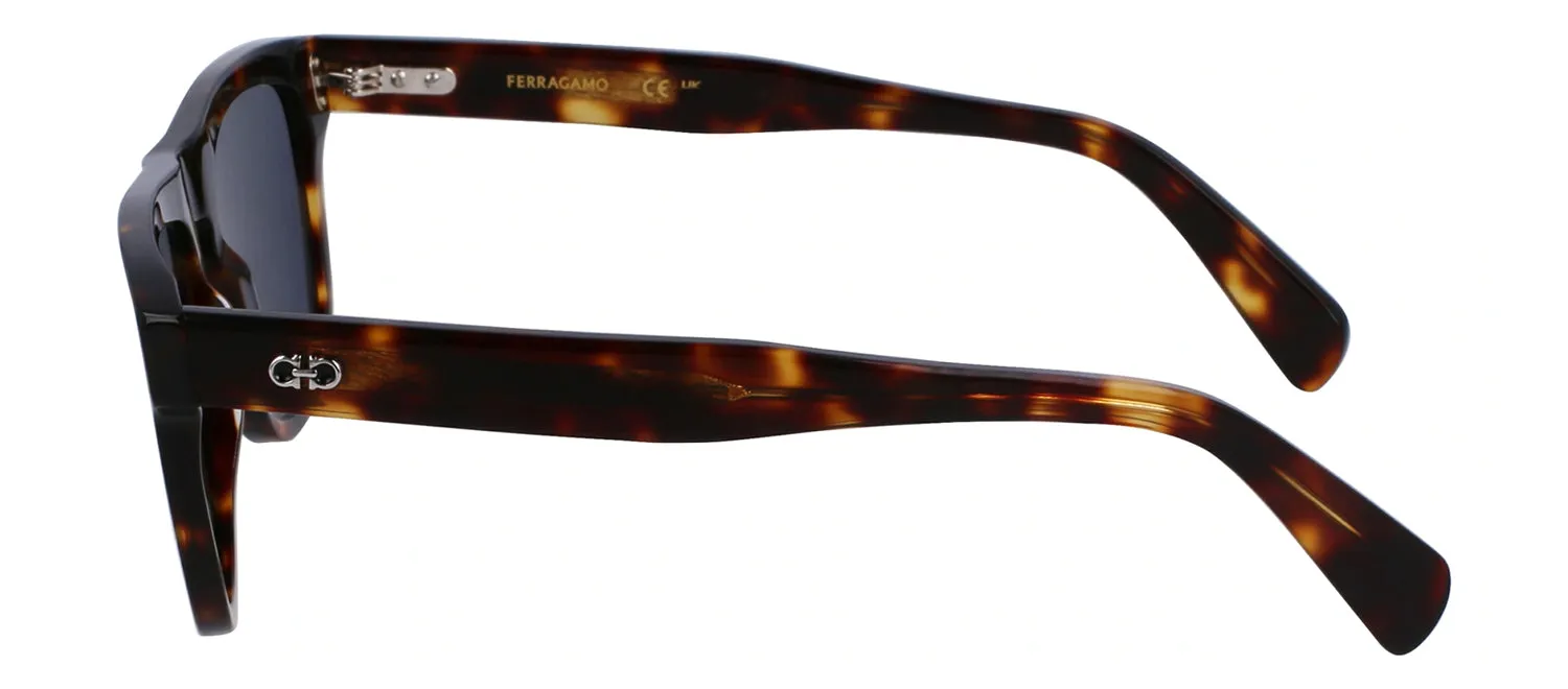 Salvatore Ferragamo SF 1111S 242 Browline Plastic Dark Tortoise Sunglasses with Grey Lens sold by Gaffos product image thumbnail 3