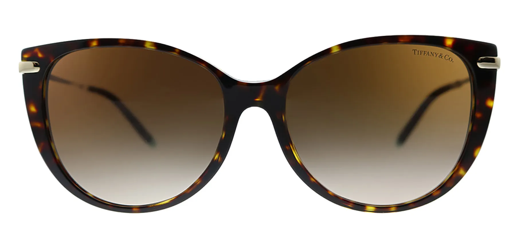 Tiffany & Co. TF 4178 80153B Cat-Eye Plastic Havana Sunglasses with Brown Gradient Lens sold by Gaffos