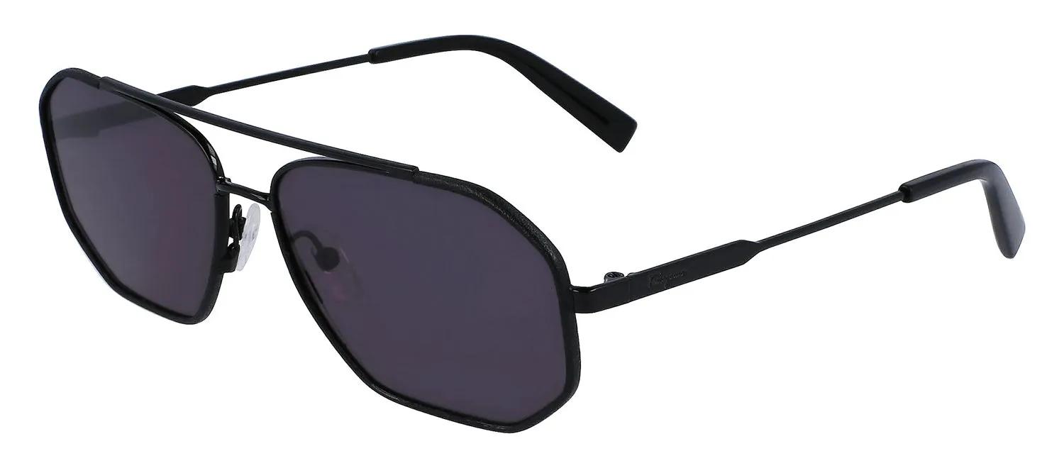 Salvatore Ferragamo SF 303SL 001 Navigator Metal Black Sunglasses with Dark Grey Lens sold by Gaffos product image thumbnail 2