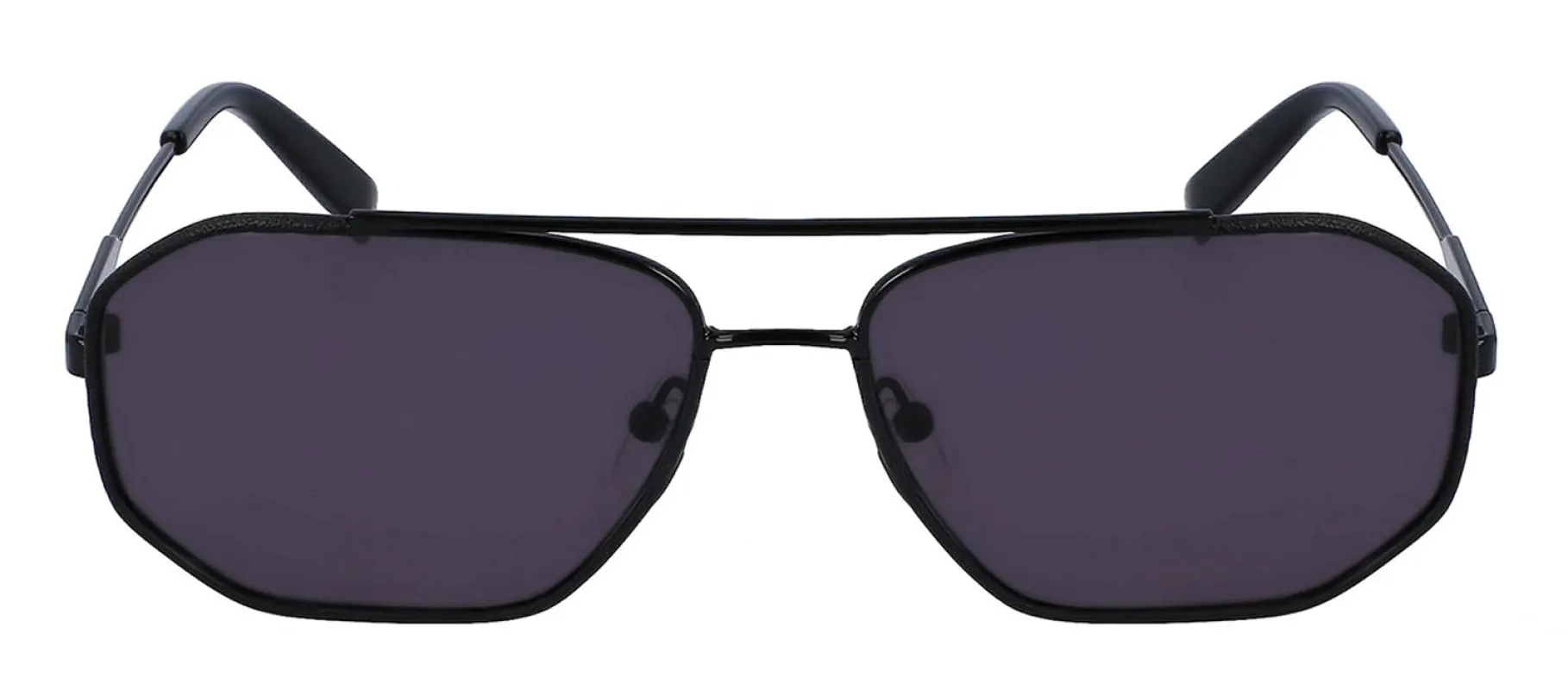 Salvatore Ferragamo SF 303SL 001 Navigator Metal Black Sunglasses with Dark Grey Lens sold by Gaffos