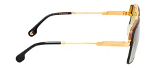 Carrera CA GloryII 001 Rectangle Metal Gold Sunglasses with Brown Gradient Lens sold by Gaffos