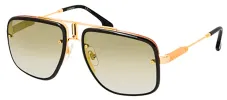 Carrera CA GloryII 001 Rectangle Metal Gold Sunglasses with Brown Gradient Lens sold by Gaffos