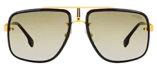 Carrera CA GloryII 001 Rectangle Metal Gold Sunglasses with Brown Gradient Lens sold by Gaffos