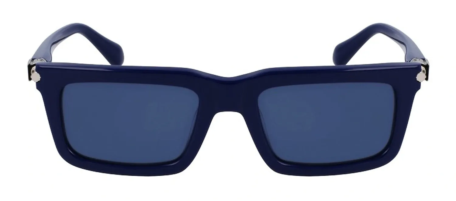Salvatore Ferragamo SF 2015S 414 Square Plastic Blue Navy Sunglasses with Blue Lens sold by Gaffos