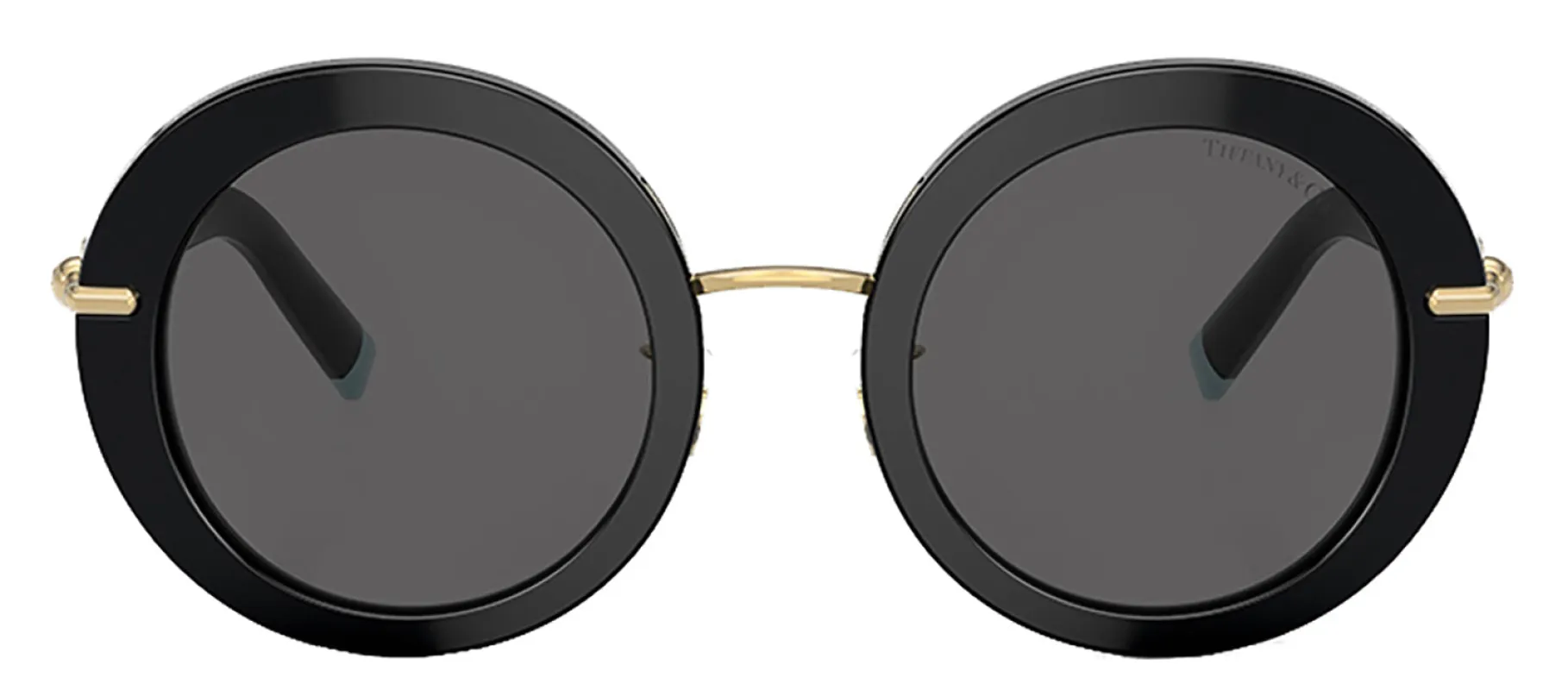 Tiffany & Co. TF 4201 8001S4 Round Plastic Black Sunglasses with Grey Lens sold by Gaffos