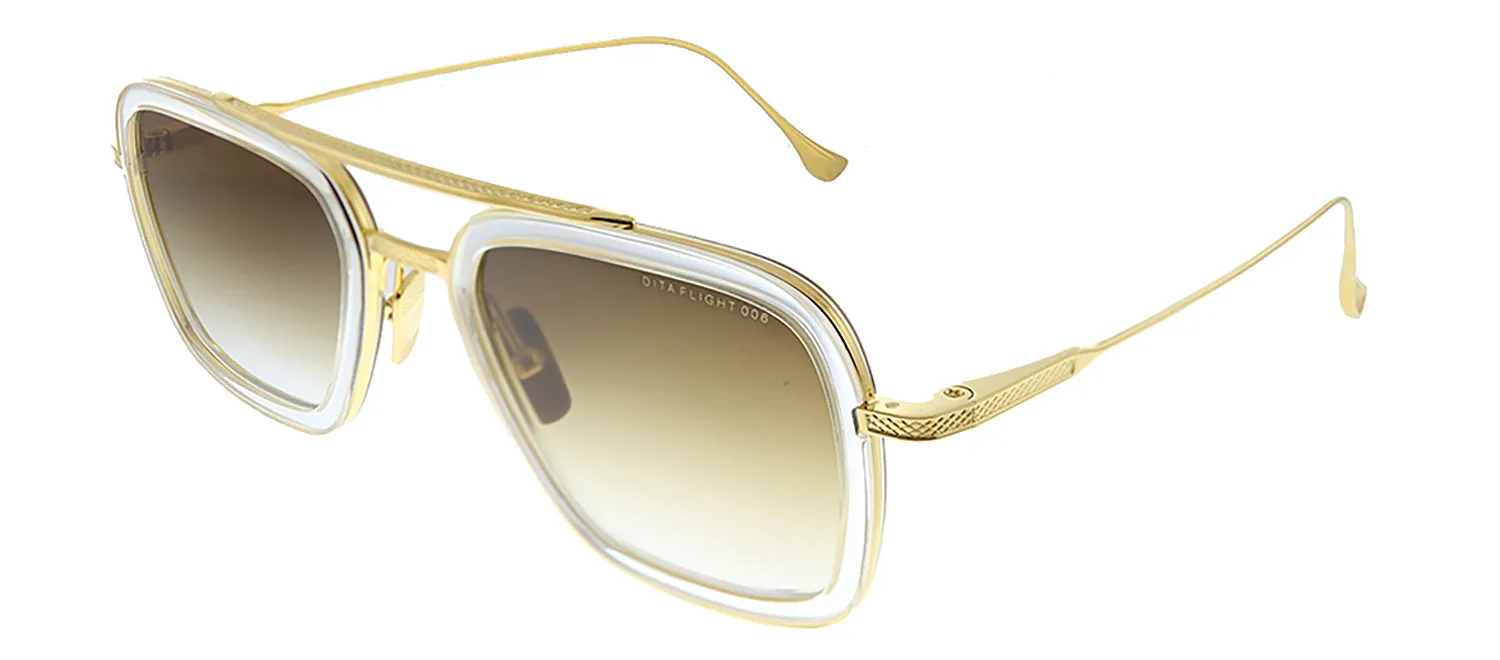 Dita DT 7806 L-CLR-GLD Aviator Metal Gold Sunglasses with Brown Gradient Lens sold by Gaffos product image thumbnail 2
