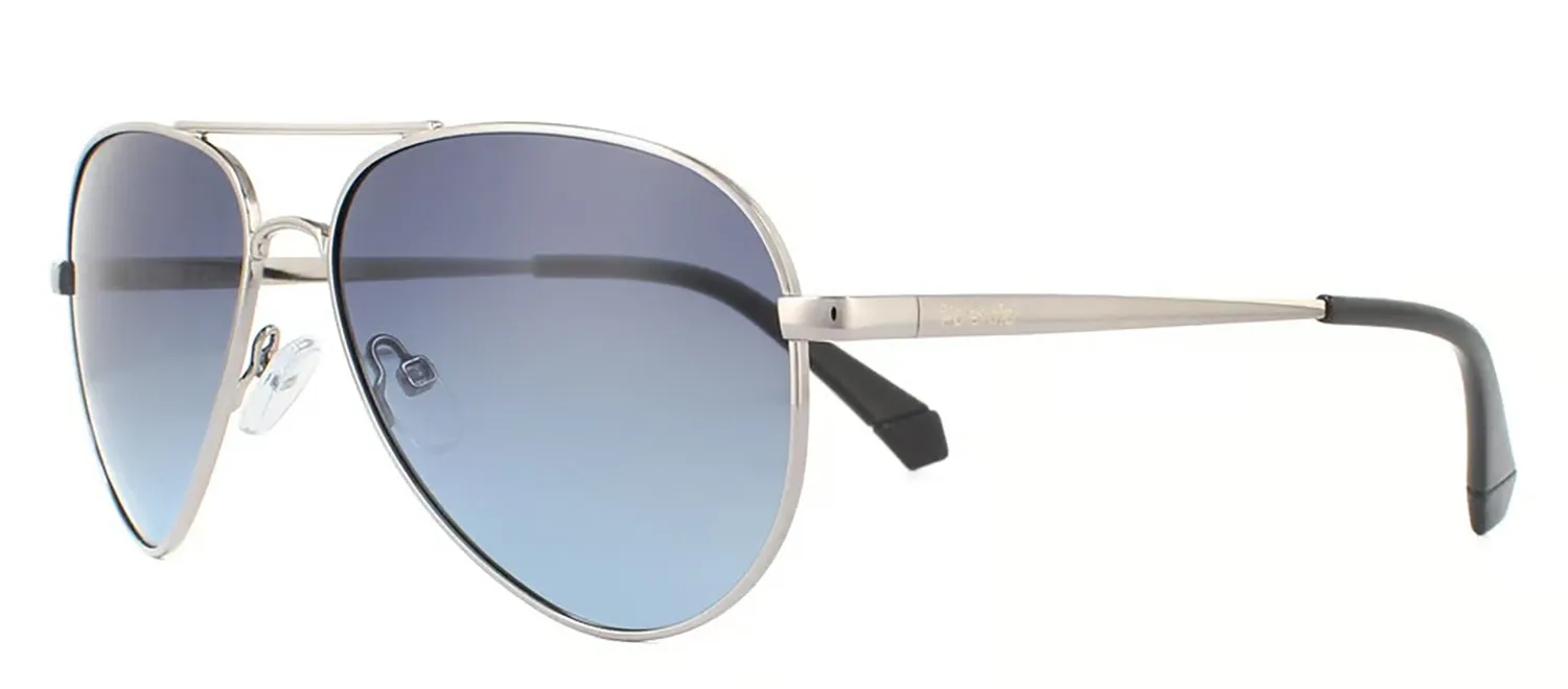 Polaroid PLD 6012/N/NEW 6LB_WJ Aviator Metal Ruthenium Sunglasses with Grey Polarized Lens sold by Gaffos product image thumbnail 2