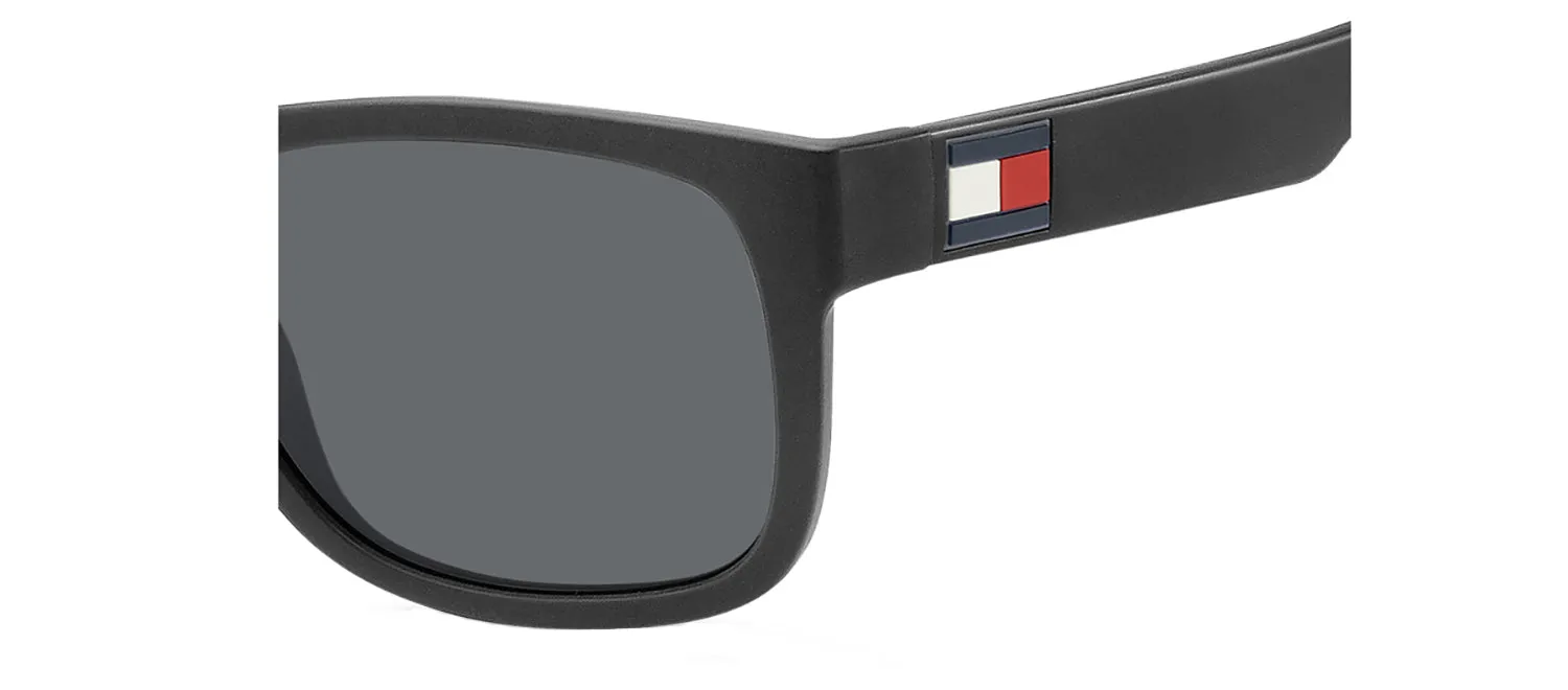 Tommy Hilfiger TH 1556/S 08A_IR Rectangle Plastic Black Sunglasses with Grey Lens sold by Gaffos product image thumbnail 3