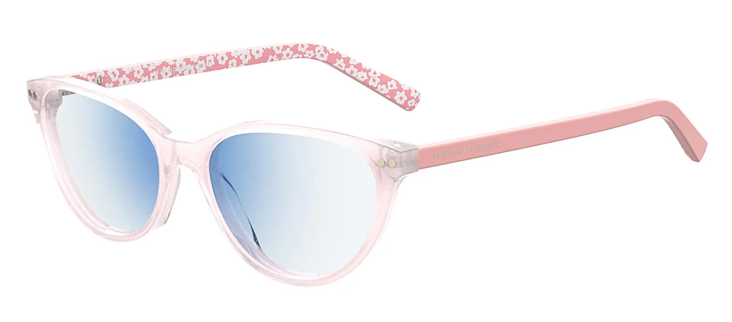Kate Spade KS Roanne/BB 35J Cat-Eye Plastic Pink Reading Glasses with Clear Blue Block Lens sold by Gaffos