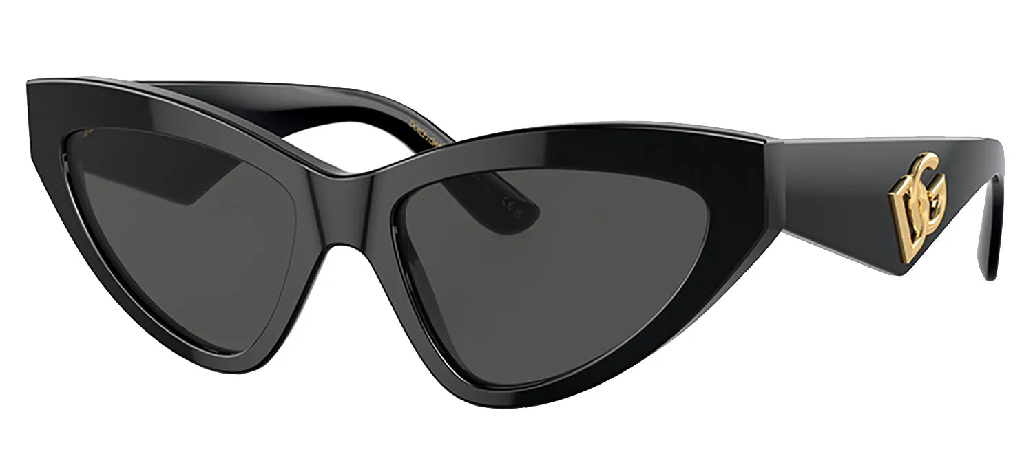 Dolce & Gabbana DG 4439 501/87 Cat Eye Acetate Black Sunglasses with Grey Lens sold by Gaffos product image thumbnail 2