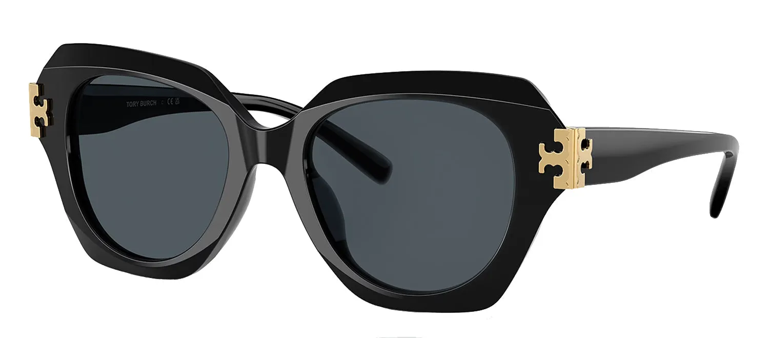 Tory Burch TY 7215U 170987 Cat-Eye Plastic Black Sunglasses with Grey Lens sold by Gaffos product image thumbnail 2
