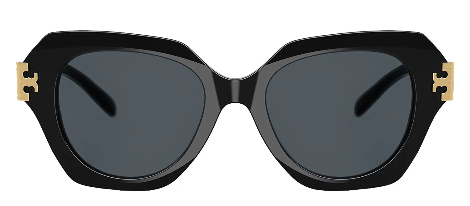 Tory Burch TY 7215U 170987 Cat-Eye Plastic Black Sunglasses with Grey Lens sold by Gaffos