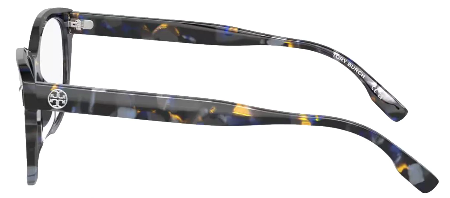 Tory Burch TY 2137U 1957 Pillow Plastic Tortoise Eyeglasses with Logo Stamped Demo Lenses sold by Gaffos product image thumbnail 3