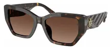 Tory Burch TY 7187U 1728T5 Irregular Plastic Tortoise Sunglasses with Brown Polarized Lens sold by Gaffos