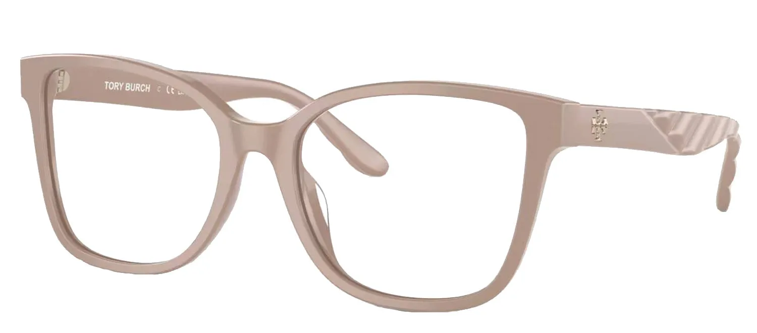 Tory Burch TY 2129U 1915 Oval Plastic Beige Eyeglasses with Logo Stamped Demo Lenses sold by Gaffos product image thumbnail 2