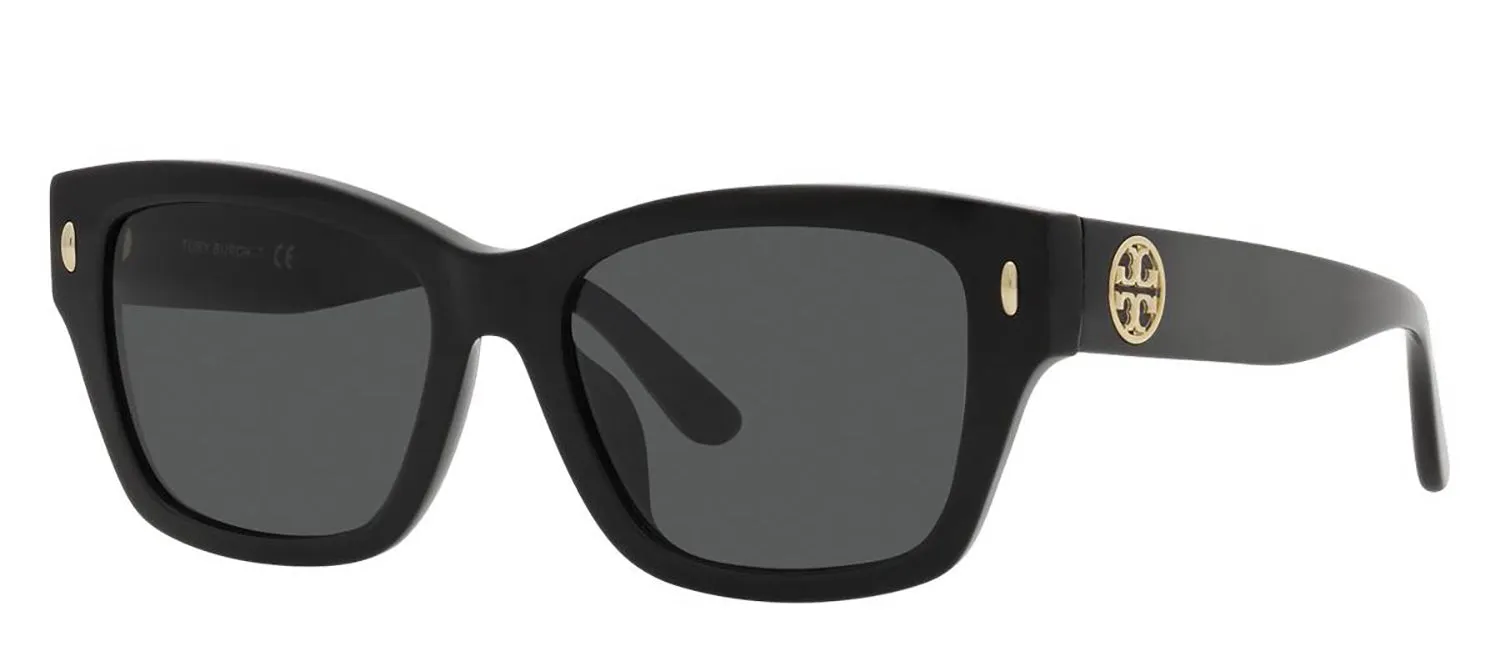 Tory Burch TY 7216U 170987 Cat-Eye Plastic Black Sunglasses with Grey Lens sold by Gaffos product image thumbnail 2