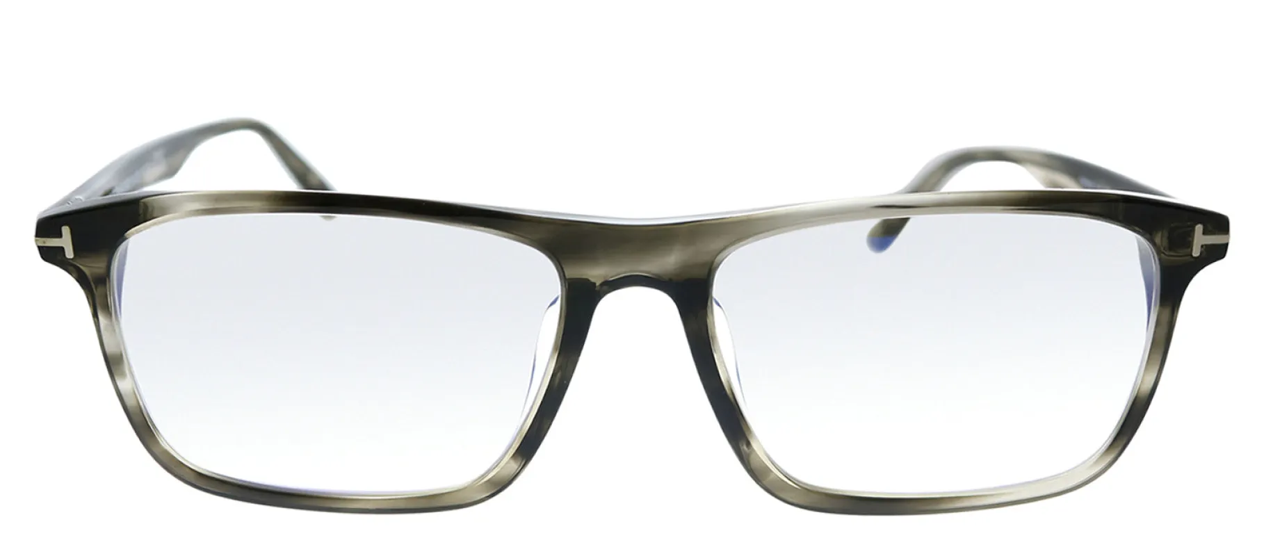 Tom Ford FT 5681-FB 056 Havana Rectangle Plastic Eyeglasses with Demo Lens sold by Gaffos