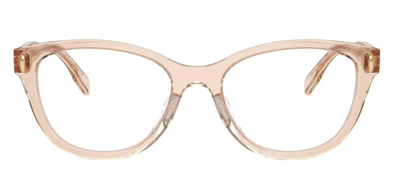 Tory Burch TY 2137U 1954 Pillow Plastic Brown Eyeglasses with Logo Stamped Demo Lenses sold by Gaffos