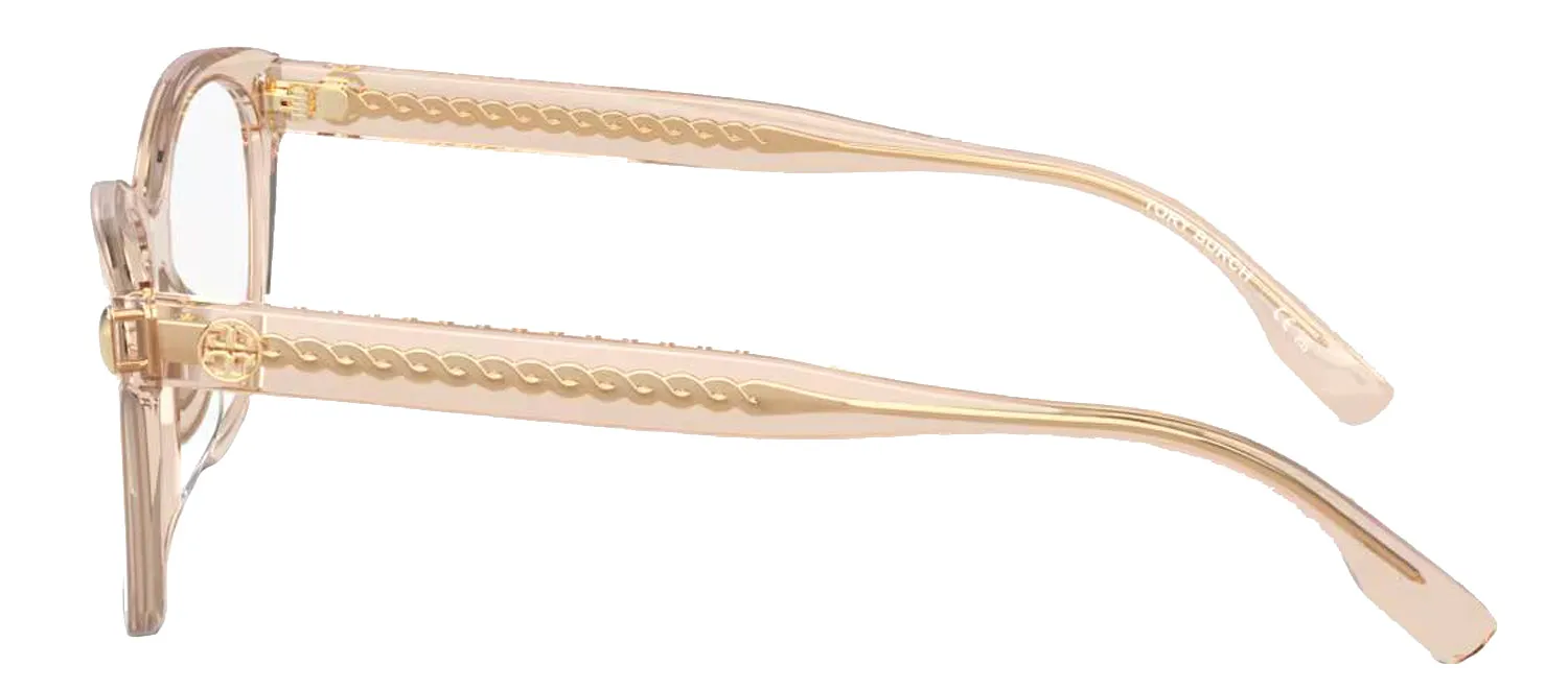 Tory Burch TY 2137U 1954 Pillow Plastic Brown Eyeglasses with Logo Stamped Demo Lenses sold by Gaffos product image thumbnail 3