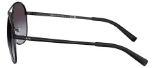 Armani Exchange AX 2002 60008G Pilot Metal Black Sunglasses with Grey Gradient Lens sold by Gaffos