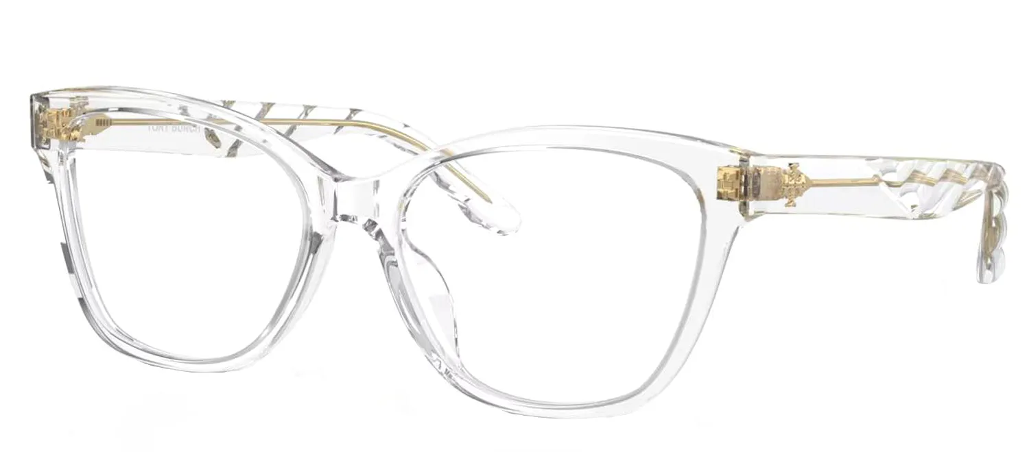 Tory Burch TY 2132U 1821 Rectangle Plastic Clear Eyeglasses with Logo Stamped Demo Lenses sold by Gaffos product image thumbnail 2