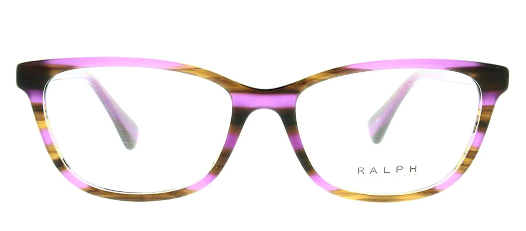 Ralph Lauren RA 7133U 5984 Pillow Plastic Purple Eyeglasses with Logo Stamped Demo Lenses sold by Gaffos