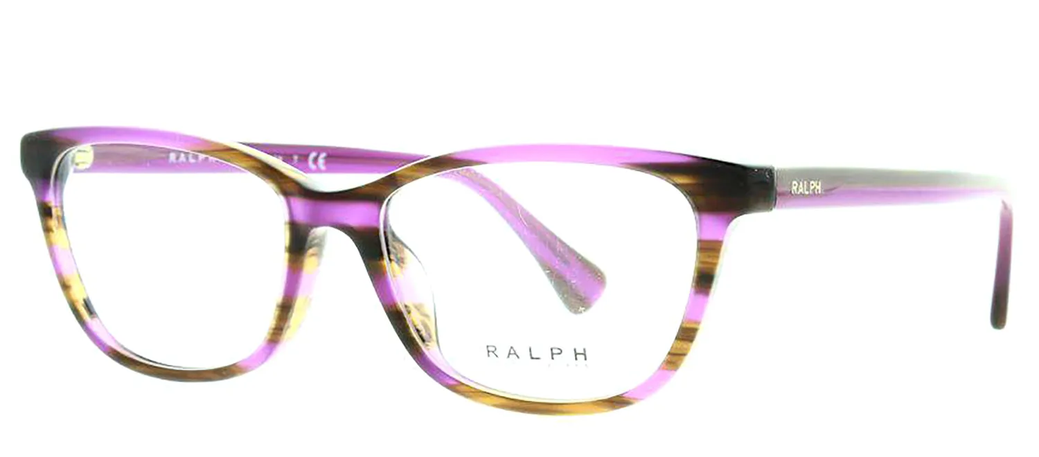 Ralph Lauren RA 7133U 5984 Pillow Plastic Purple Eyeglasses with Logo Stamped Demo Lenses sold by Gaffos product image thumbnail 2