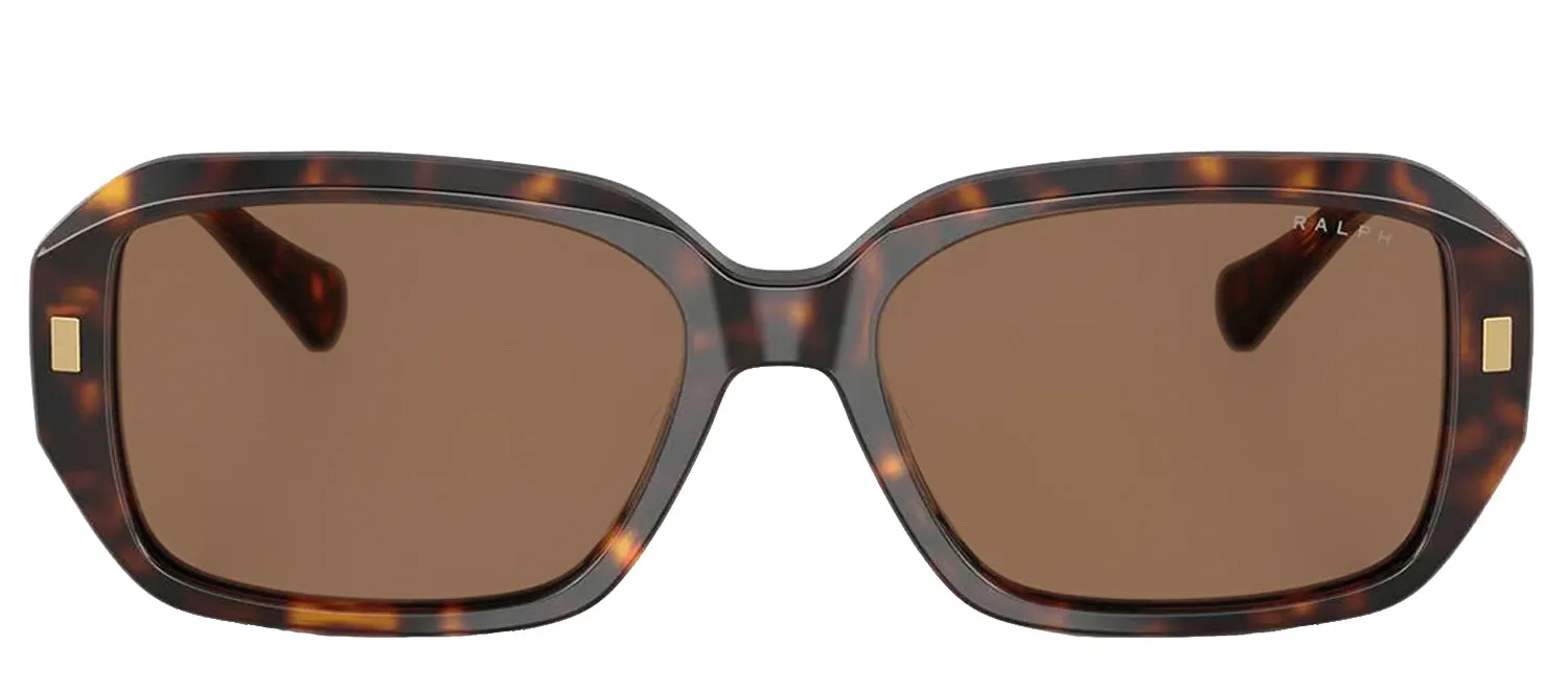 Ralph Lauren RA 5325U 500373 Rectangle Plastic Havana Sunglasses with Brown Lens sold by Gaffos