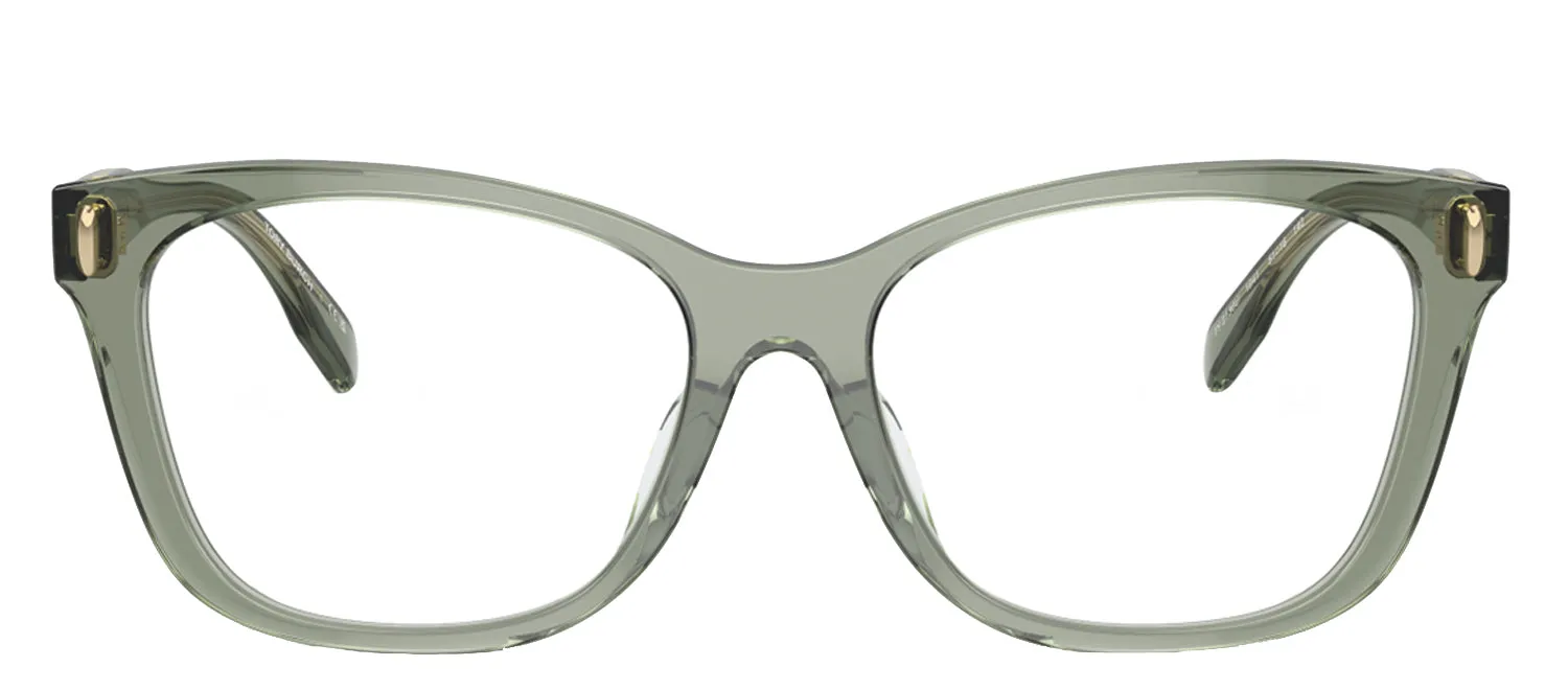 Tory Burch TY 2136U 1941 Square Plastic Green Eyeglasses with Logo Stamped Demo Lenses sold by Gaffos