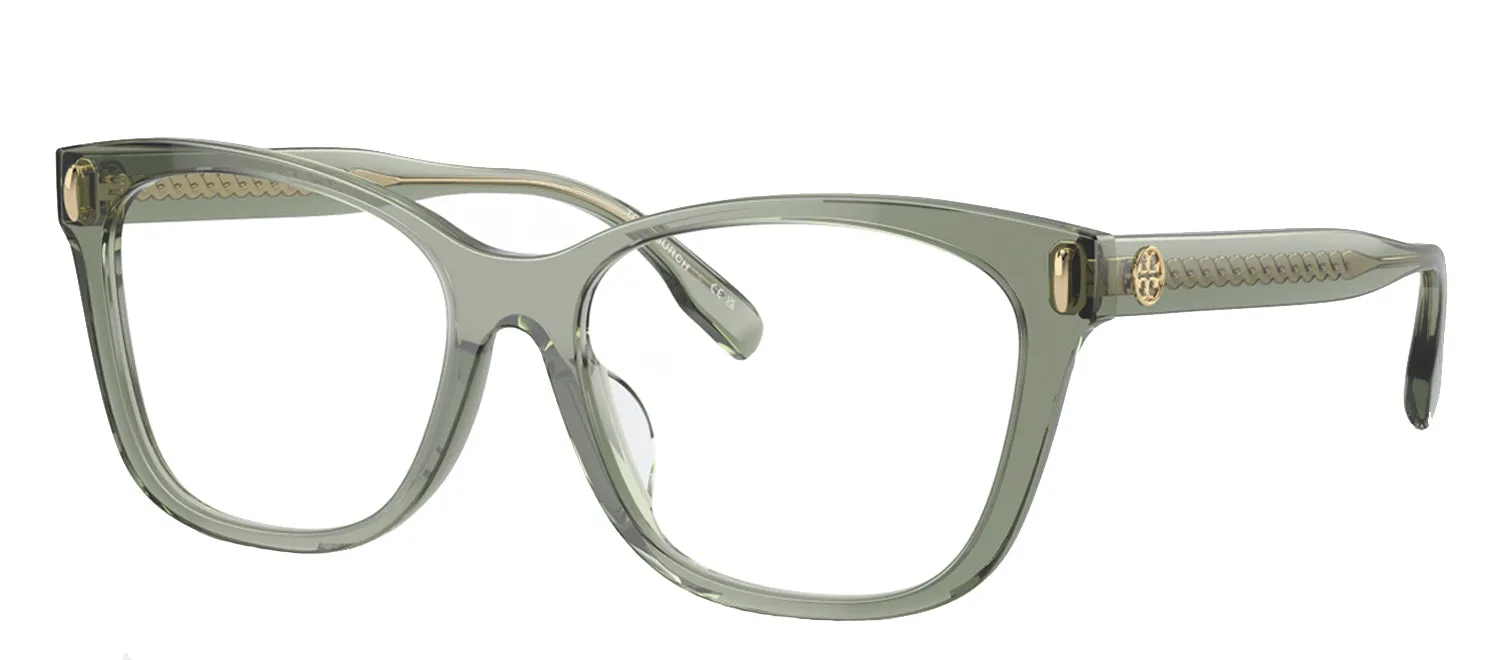 Tory Burch TY 2136U 1941 Square Plastic Green Eyeglasses with Logo Stamped Demo Lenses sold by Gaffos product image thumbnail 2