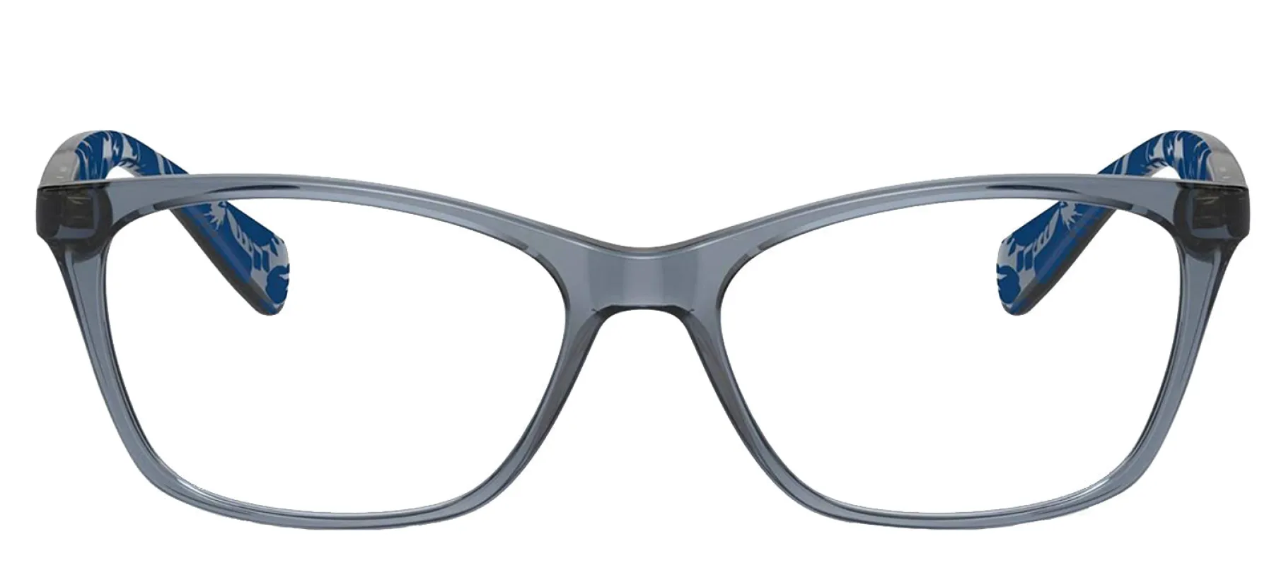 Ralph Lauren RA 7071 6136 Cat-Eye Plastic Blue Eyeglasses with Logo Stamped Demo Lenses sold by Gaffos
