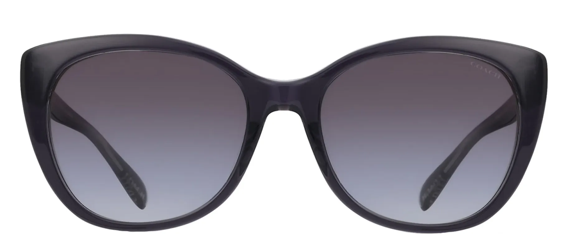 Coach HC 8365U 57458G Cat-Eye Plastic Black Sunglasses with Grey Gradient Lens sold by Gaffos