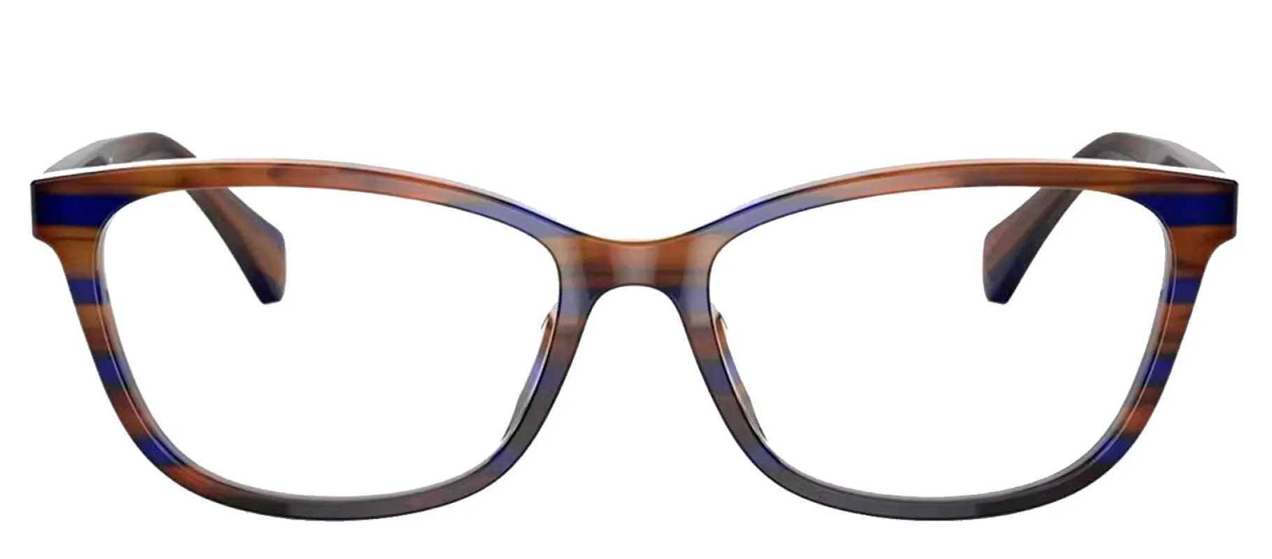 Ralph Lauren RA 7133U 5987 Pillow Plastic Brown Eyeglasses with Logo Stamped Demo Lenses sold by Gaffos