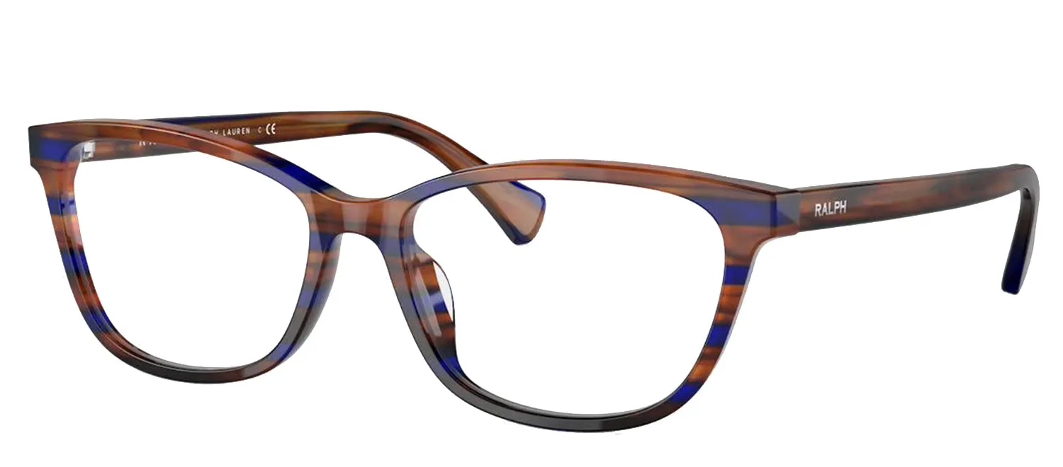 Ralph Lauren RA 7133U 5987 Pillow Plastic Brown Eyeglasses with Logo Stamped Demo Lenses sold by Gaffos product image thumbnail 2
