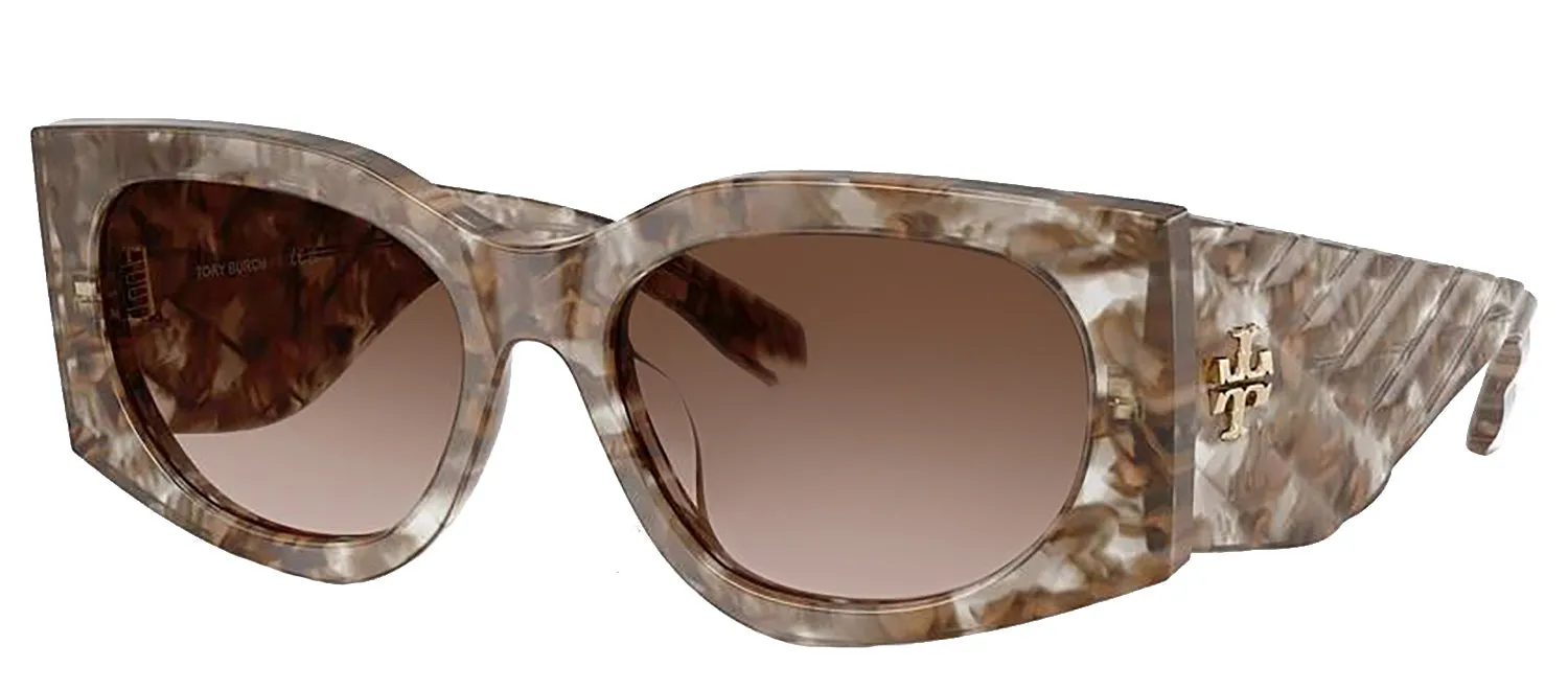 Tory Burch TY 7221U 202613 Rectangle Plastic Tortoise Sunglasses with Brown Gradient Lens sold by Gaffos product image thumbnail 2