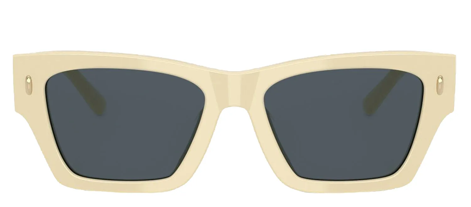 Tory Burch TY 7169U 194787 Rectangle Plastic Ivory Sunglasses with Grey Lens sold by Gaffos