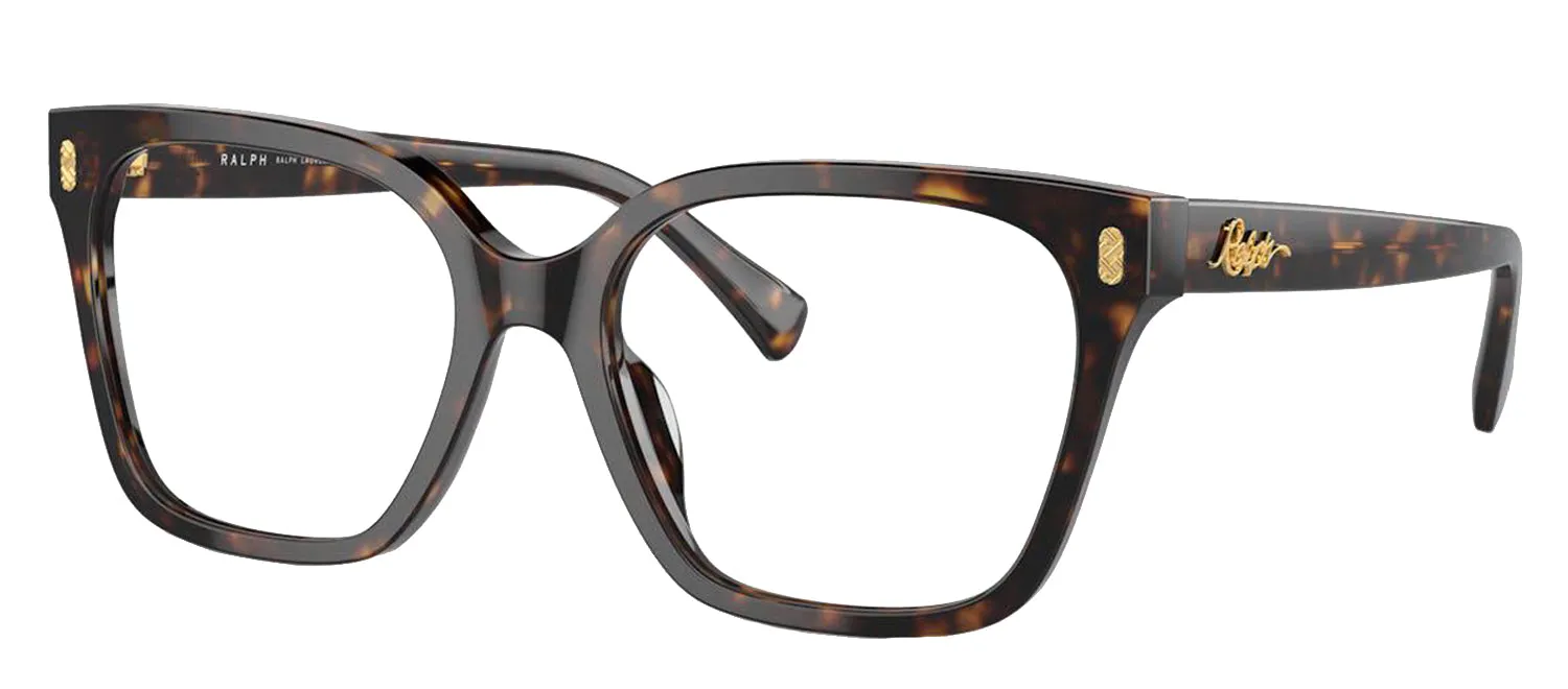 Ralph Lauren RA 7158U 5003 Square Plastic Havana Eyeglasses with Logo Stamped Demo Lenses sold by Gaffos product image thumbnail 2