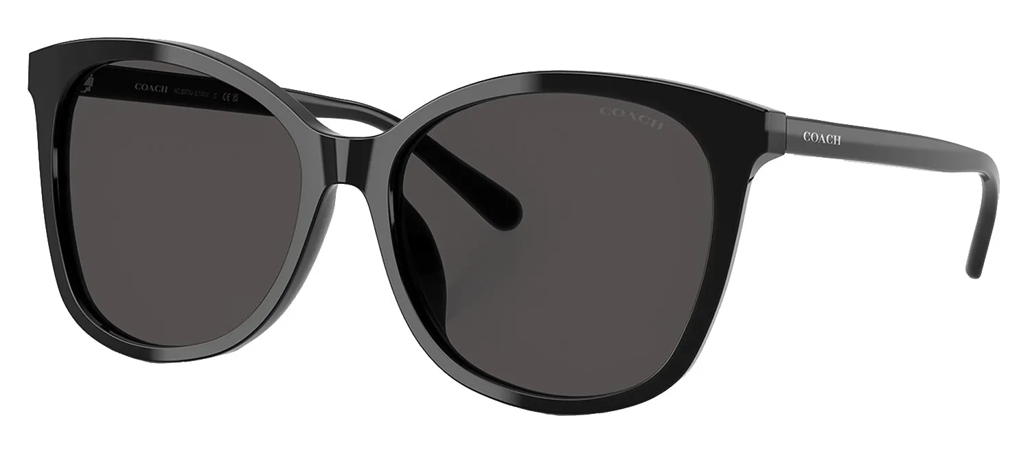 Coach HC 8271U 500287 Square Plastic Black Sunglasses with Grey Lens sold by Gaffos product image thumbnail 2