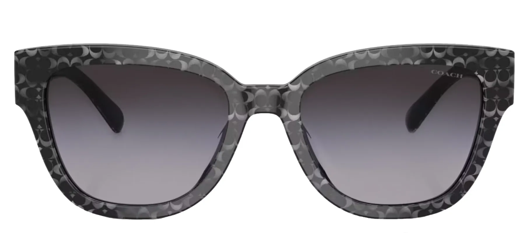 Coach HC 8379U 52208G Butterfly Plastic Grey Sunglasses with Grey Gradient Lens sold by Gaffos