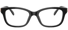 Coach HC 6257U 5002 Square Plastic Black Eyeglasses with Logo Stamped Demo Lenses sold by Gaffos