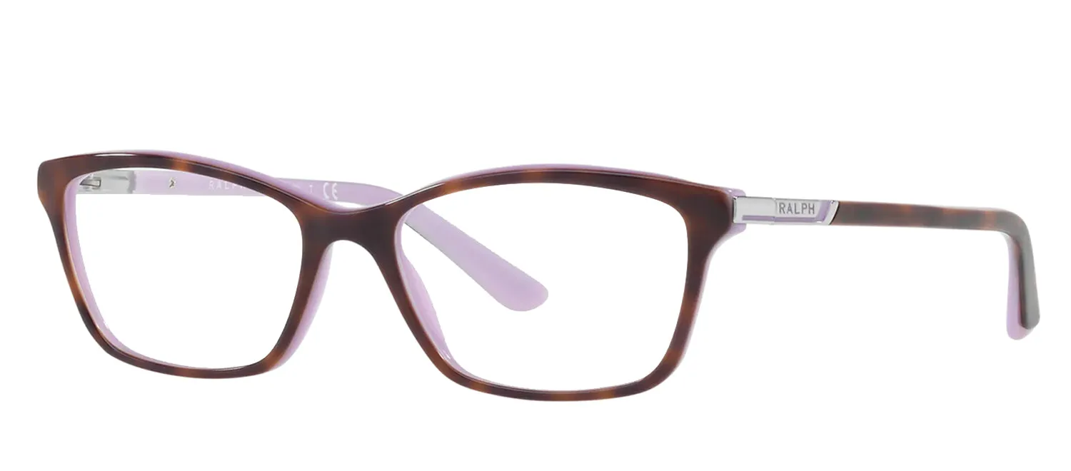 Ralph Lauren RA 7044 1038 Cat-Eye Plastic Havana Eyeglasses with Logo Stamped Demo Lenses sold by Gaffos product image thumbnail 2